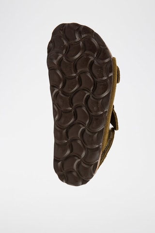 Sandales en nubuck Kaki