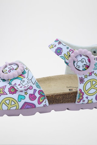 Sandales Rosso - Blanc et rose