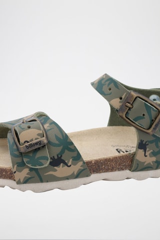 Sandales Rosso - Kaki et vert foncé