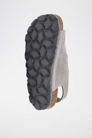 Sandales en cuir - Gris