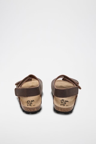 Sandales en cuir - Marron