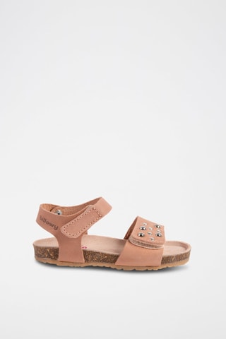 Sandales en nubuck - Rose