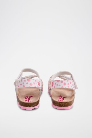 Sandales - Blanc et rose
