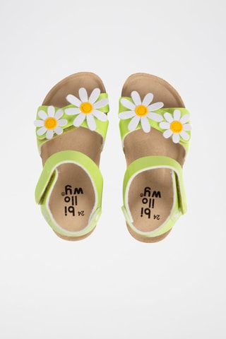 Sandales vernies - Vert clair