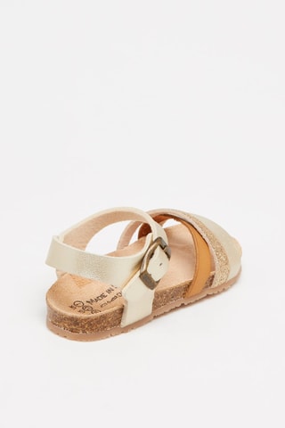 Sandales - Camel et doré