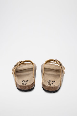 Mules en cuir - Marron