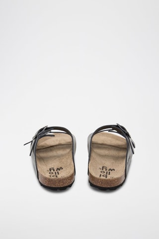 Mules en cuir - Noir