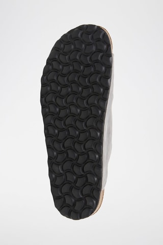 Mules en cuir - Gris