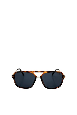 Occhiali da sole polarizzati unisex e catenina - Categoria 3 - Marrone