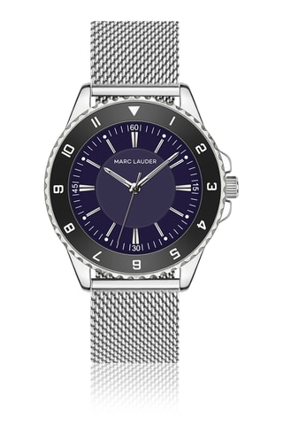 Orologio al quarzo in metallo - Argentato