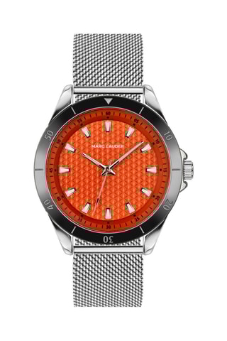 Orologio al quarzo in acciaio San Marino - Argentato e nero