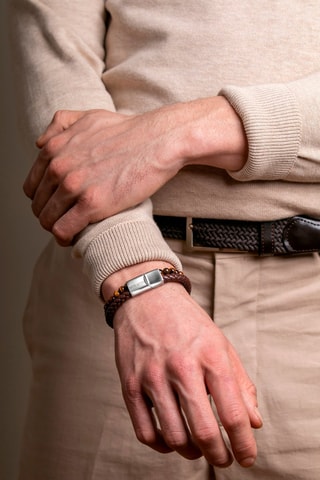 Bracciale - Pelle - Marrone