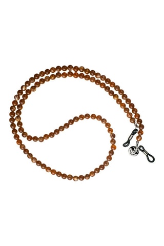 Occhiali da sole polarizzati unisex e catenina - Categoria 3 - Marrone