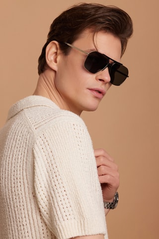 Occhiali da sole polarizzati unisex Urban Dandy - Categoria 3 - Dorato e nero