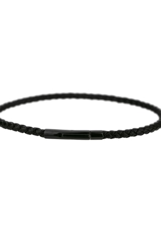 Cofanetto orologio al quarzo in acciaio e bracciale in pelle