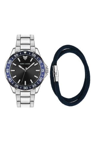 Cofanetto orologio al quarzo e bracciale Barcelona