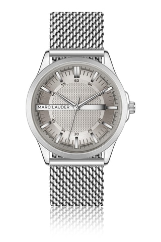 Orologio al quarzo in metallo - Argentato