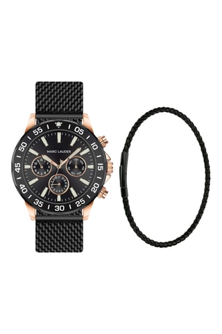 Cofanetto orologio al quarzo e bracciale