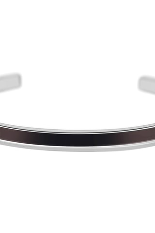 Cofanetto orologio al quarzo e bracciale bangle in acciaio