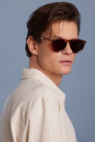 Occhiali da sole polarizzati unisex Metropolitan - Categoria 3 - Marrone scuro