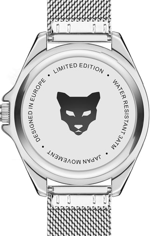 Orologio al quarzo in acciaio Oslo - Argentato e bianco