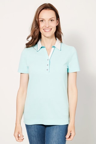 Polo - Blanc et bleu