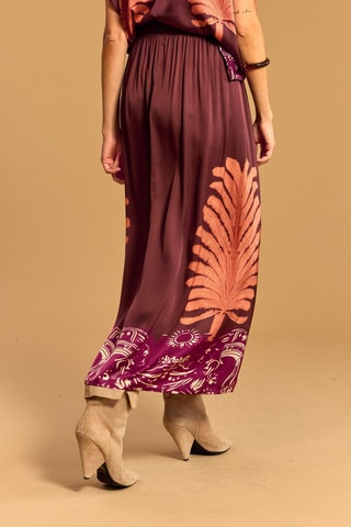 Jupe droite - Corail