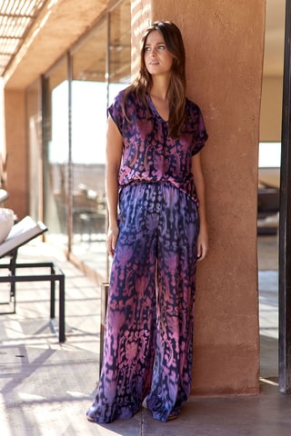 Blouse en soie - Violet