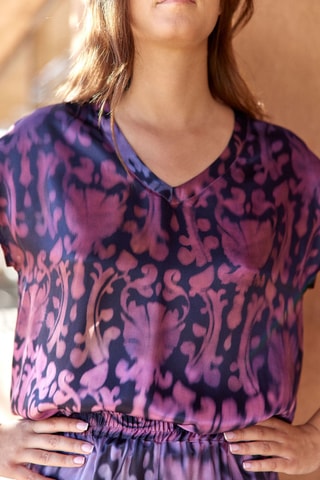 Blouse en soie - Violet