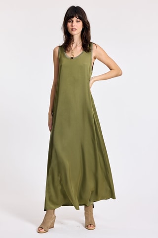 Robe longue - Vert