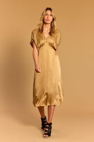 Robe patineuse - Marron clair