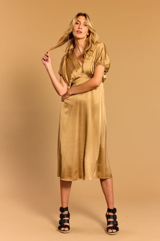 Robe patineuse - Marron clair