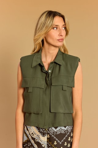 Veste sans manches - Kaki