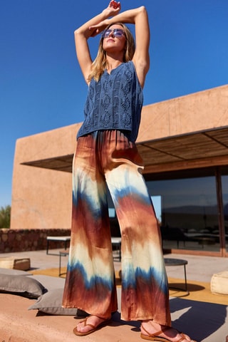 Pull sans manches - Bleu