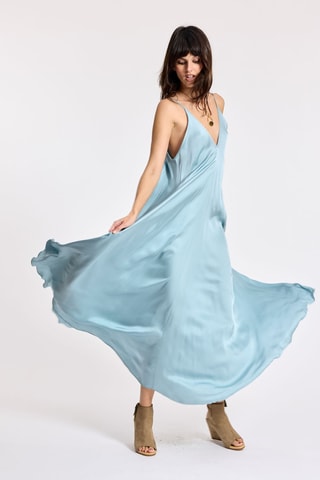 Robe longue - Bleu clair