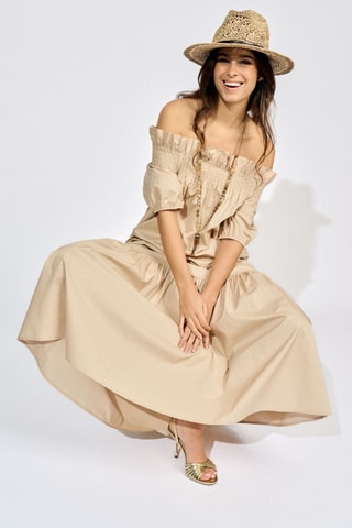 Robe longue - Beige