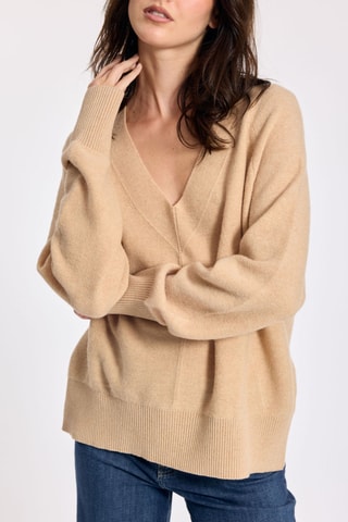 Pull en laine - Beige