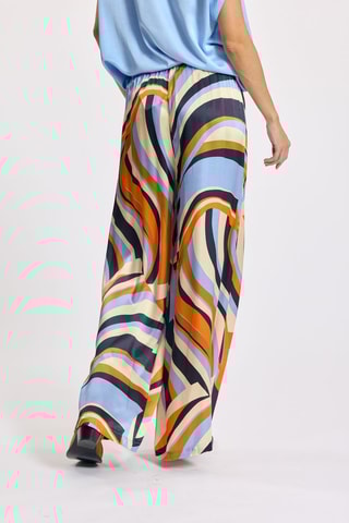 Pantalon en soie - Bleu