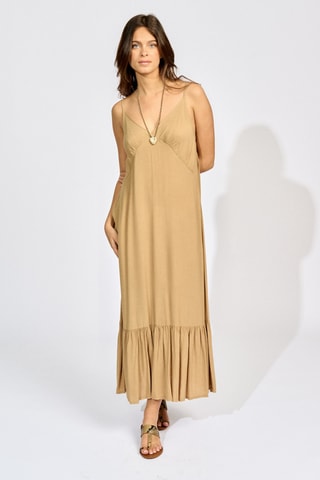 Robe longue - Beige