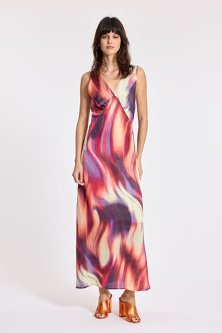 Robe longue tie and die - Multicolore