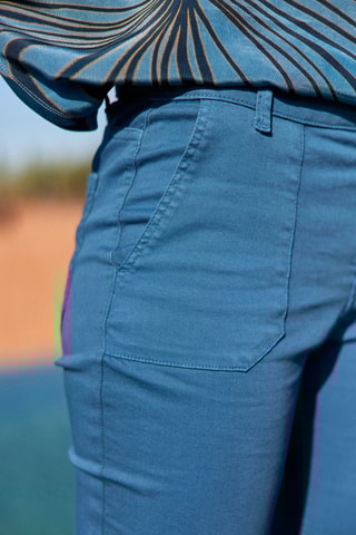 Jean taille haute - Bleu