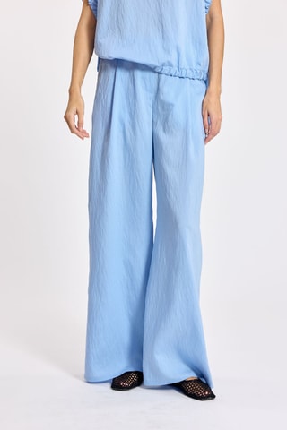 Pantalon taille haute - Bleu clair
