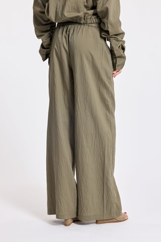 Pantalon taille haute - Kaki