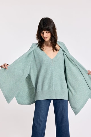 Pull en laine - Vert