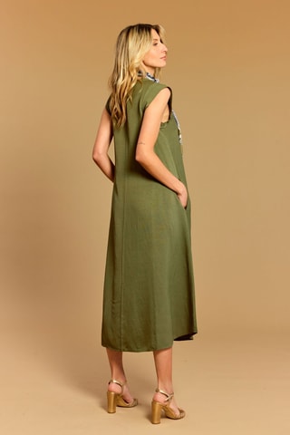 Robe trapèze - Vert