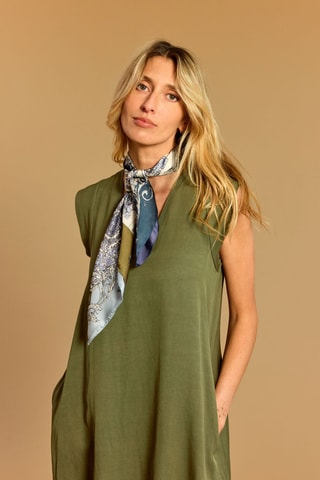 Robe trapèze - Vert