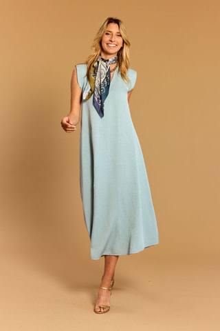 Robe trapèze - Bleu clair