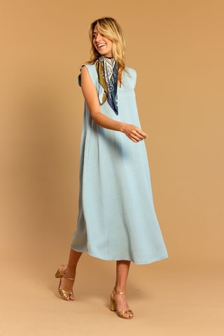 Robe trapèze - Bleu clair