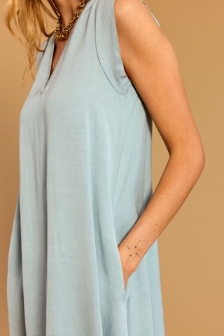 Robe trapèze - Bleu clair