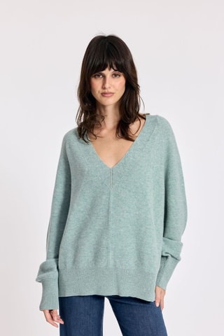 Pull en laine - Vert